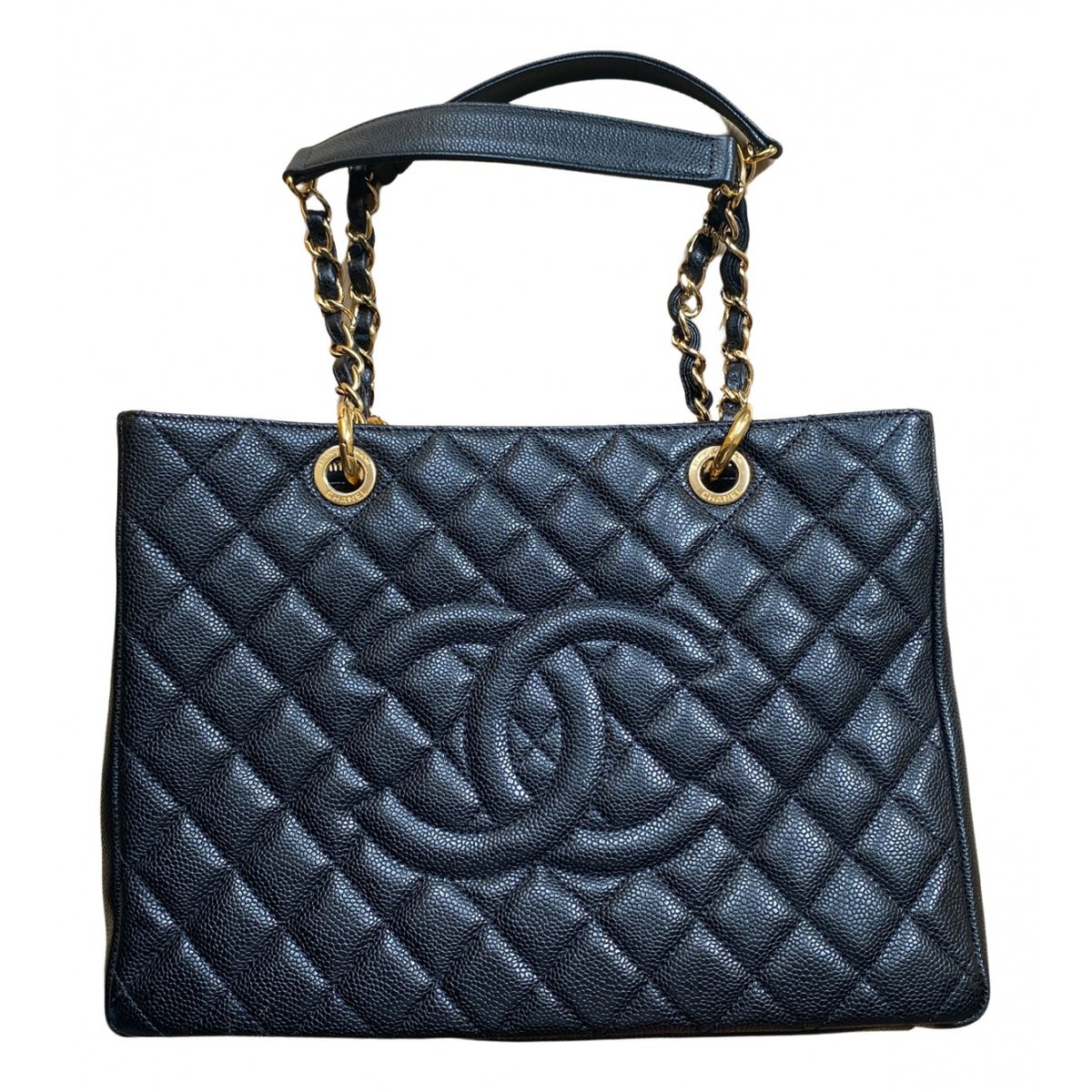 Grand shopping leather tote