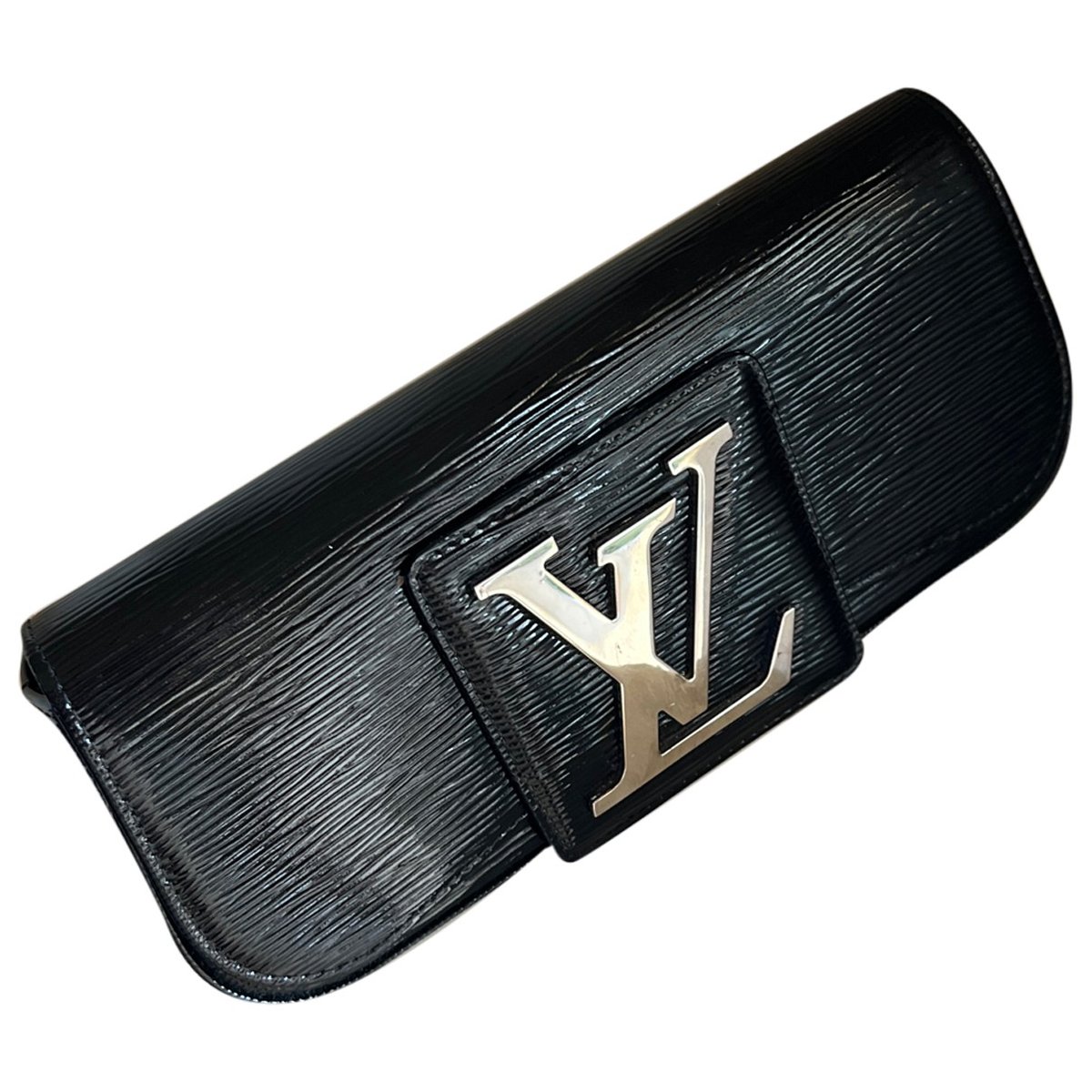 Sobe patent leather clutch bag