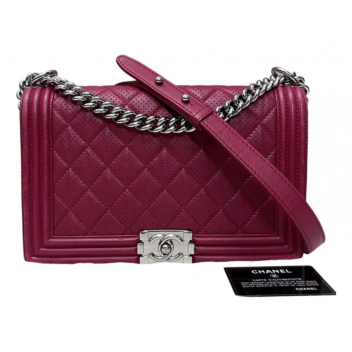 Boy leather crossbody bag