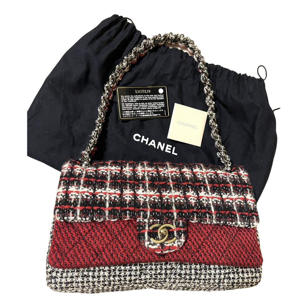 Timeless/Classique tweed crossbody bag