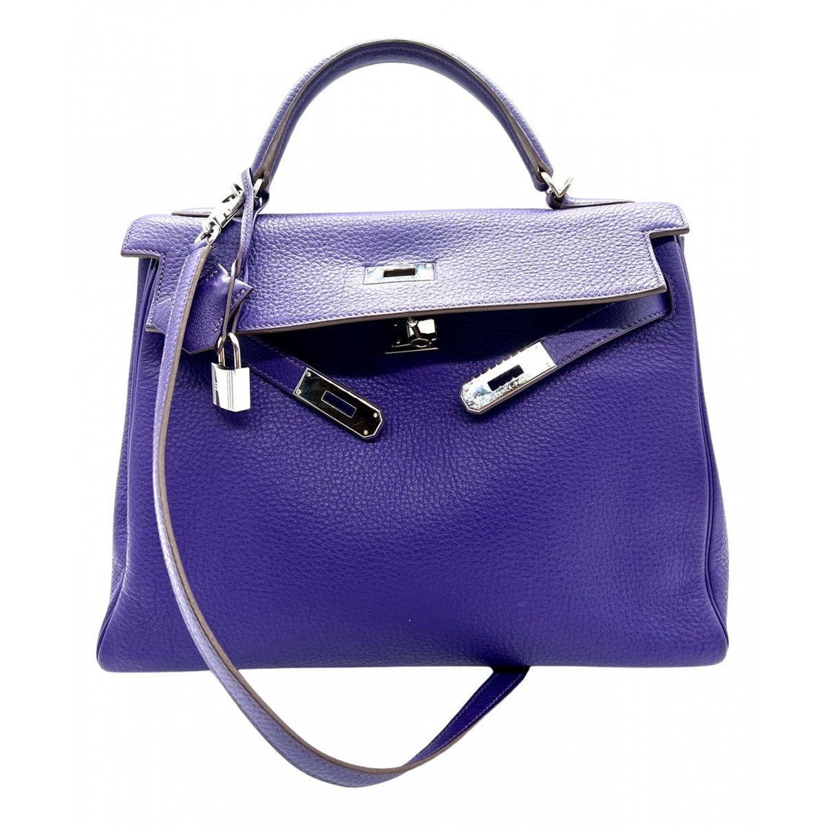 Kelly 32 leather handbag