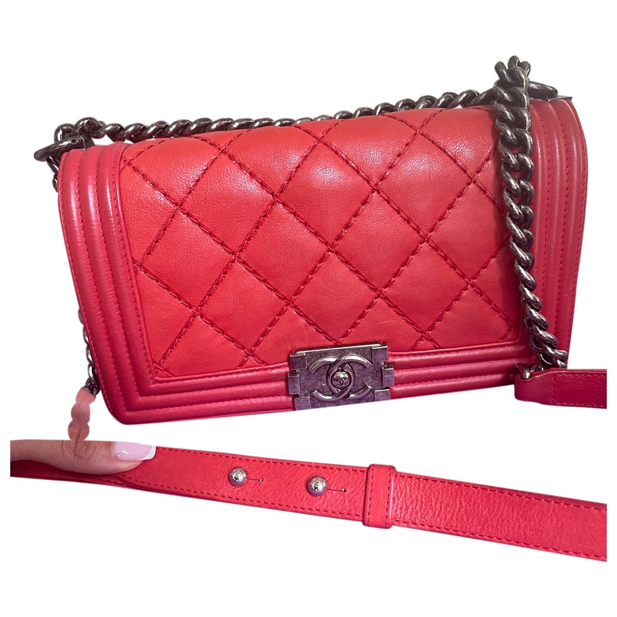Boy leather handbag