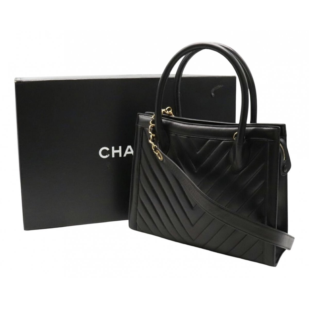 Classic CC Shopping leather handbag