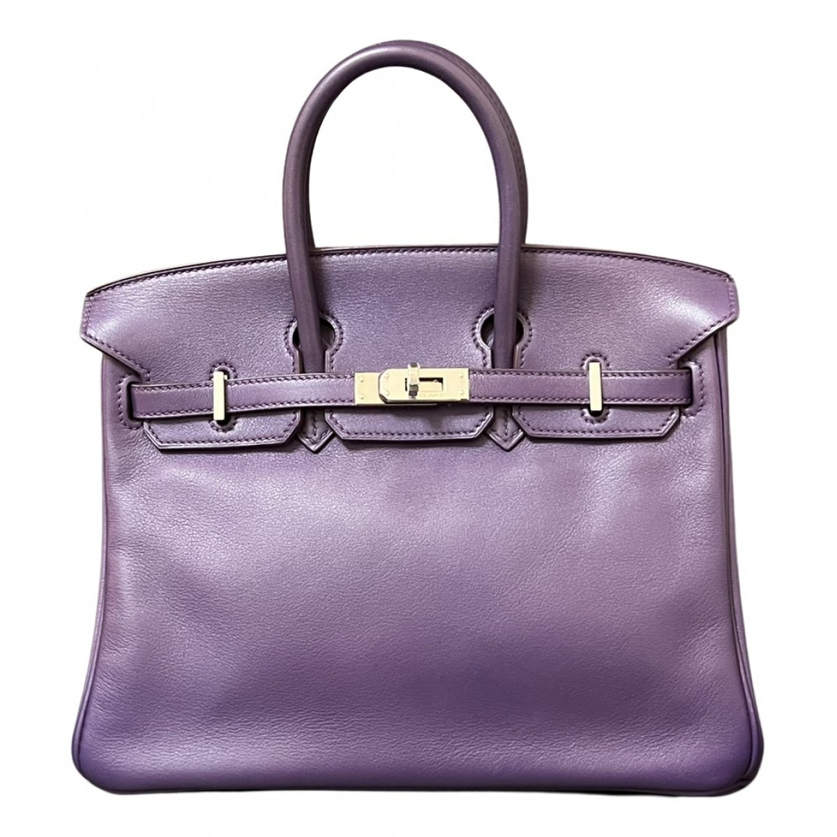 Birkin 25 leather handbag