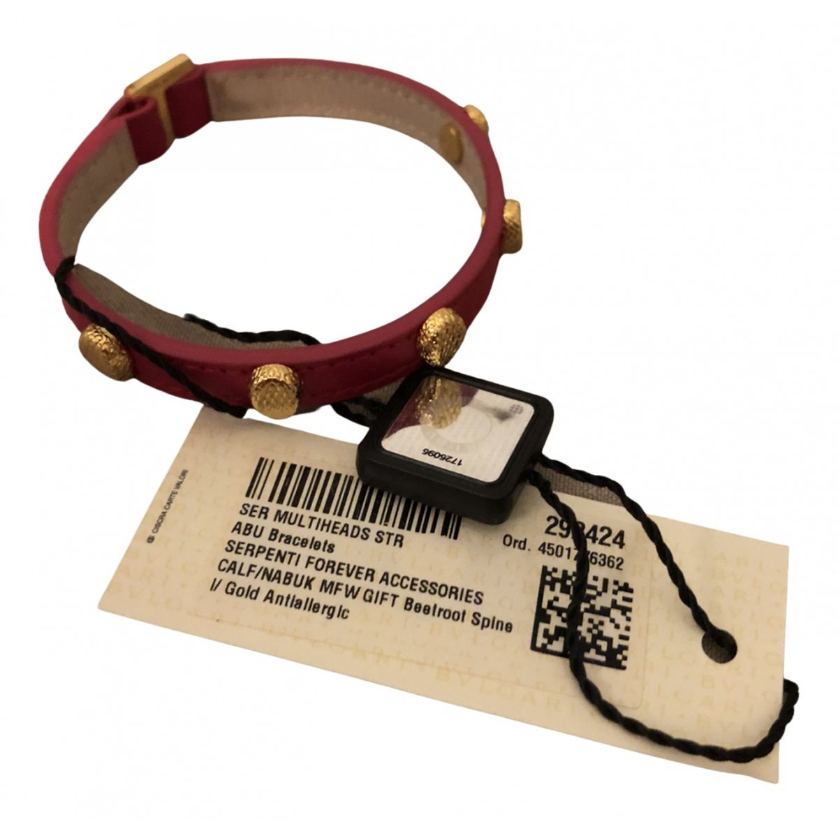 Serpenti leather bracelet