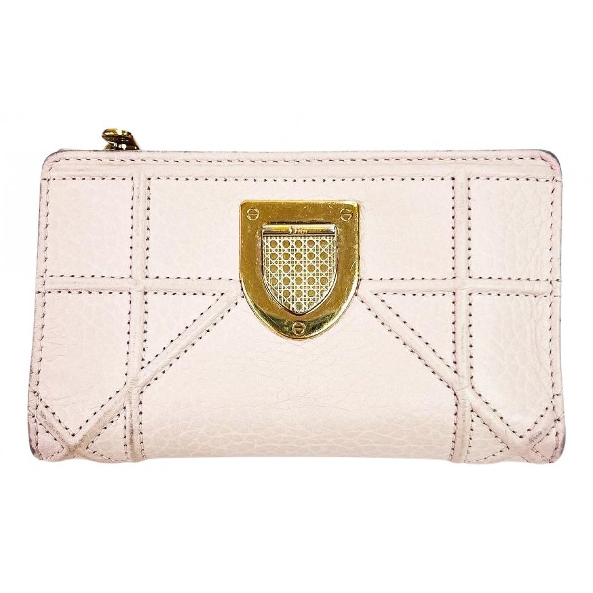 Diorama leather wallet