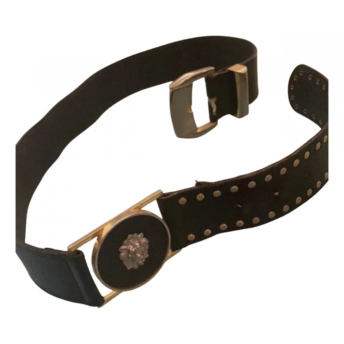 Medusa leather belt