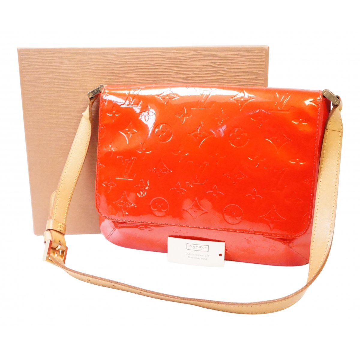 Thompson patent leather handbag