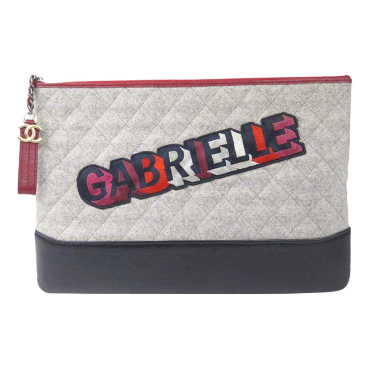 Gabrielle wool clutch bag