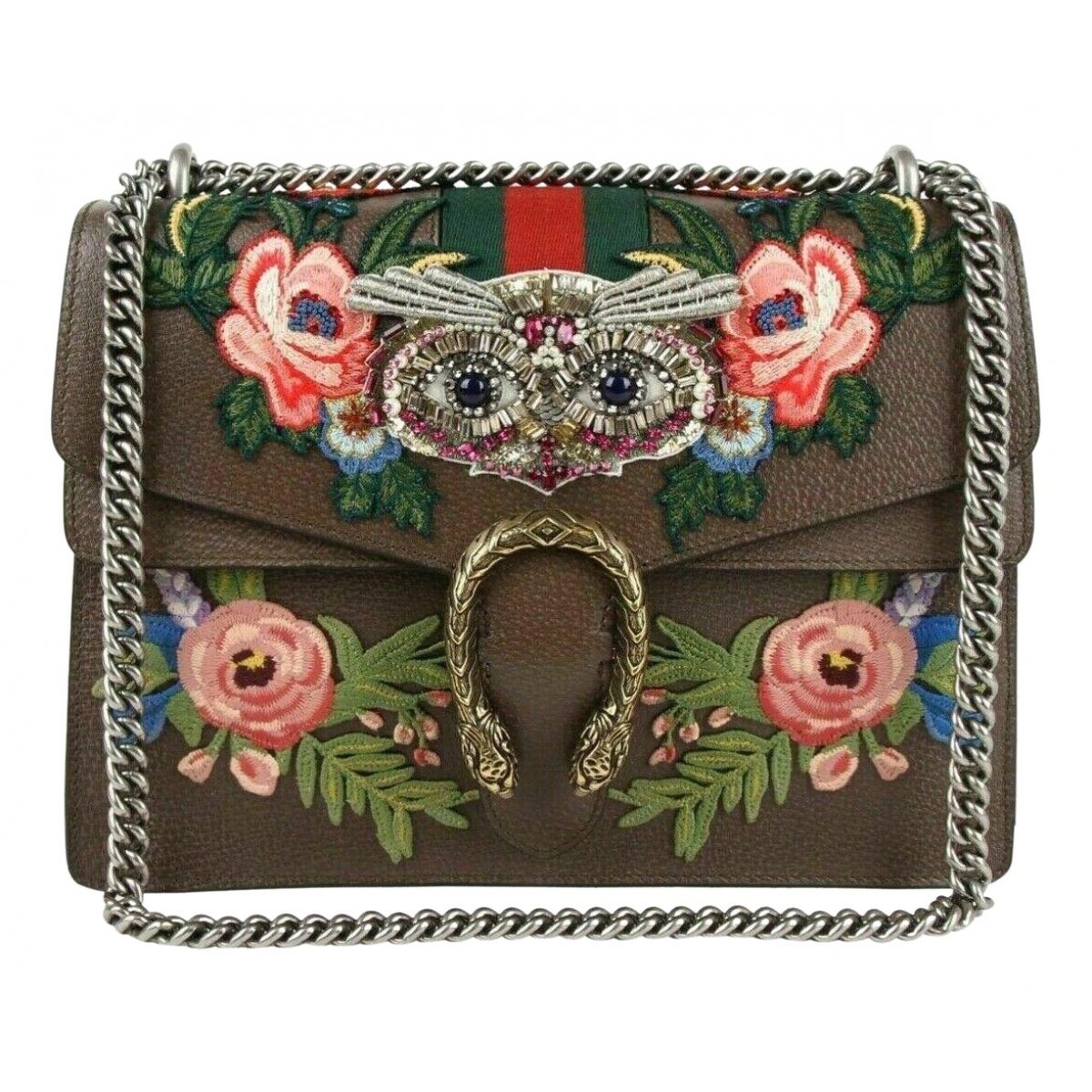 Dionysus Super Mini leather crossbody bag