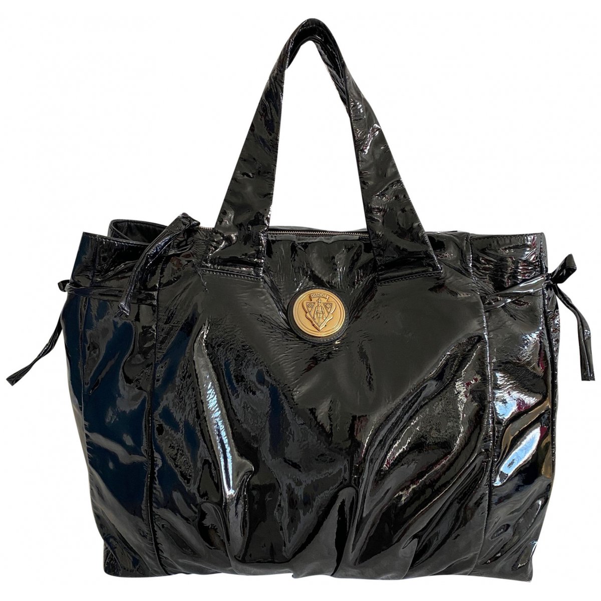 Hysteria patent leather handbag