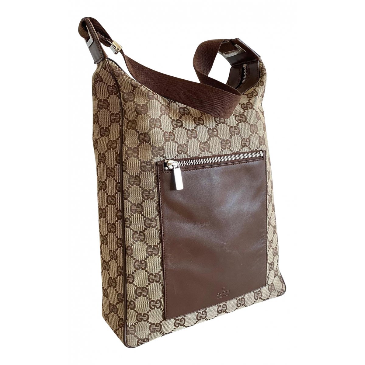 Ophidia Messenger leather handbag
