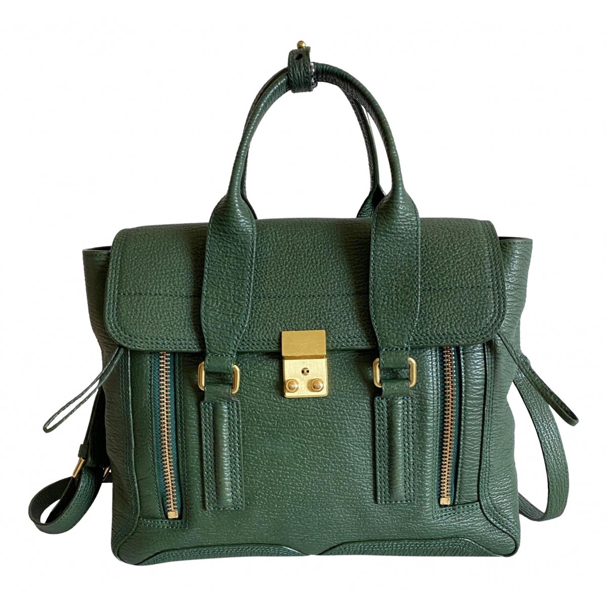 Leather tote
