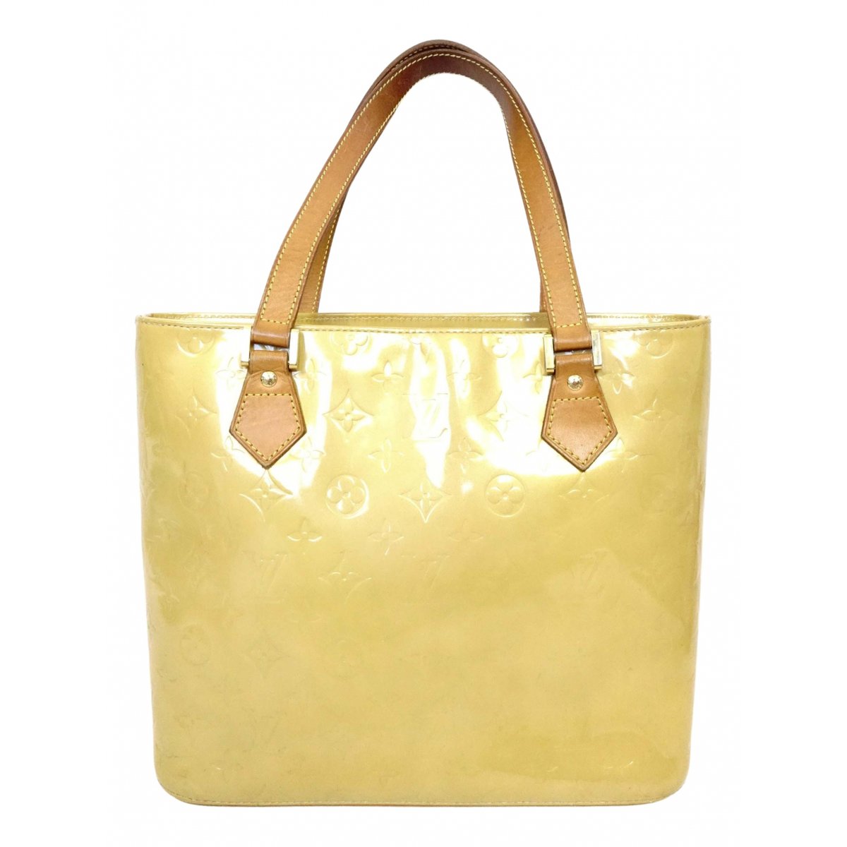 Houston patent leather handbag
