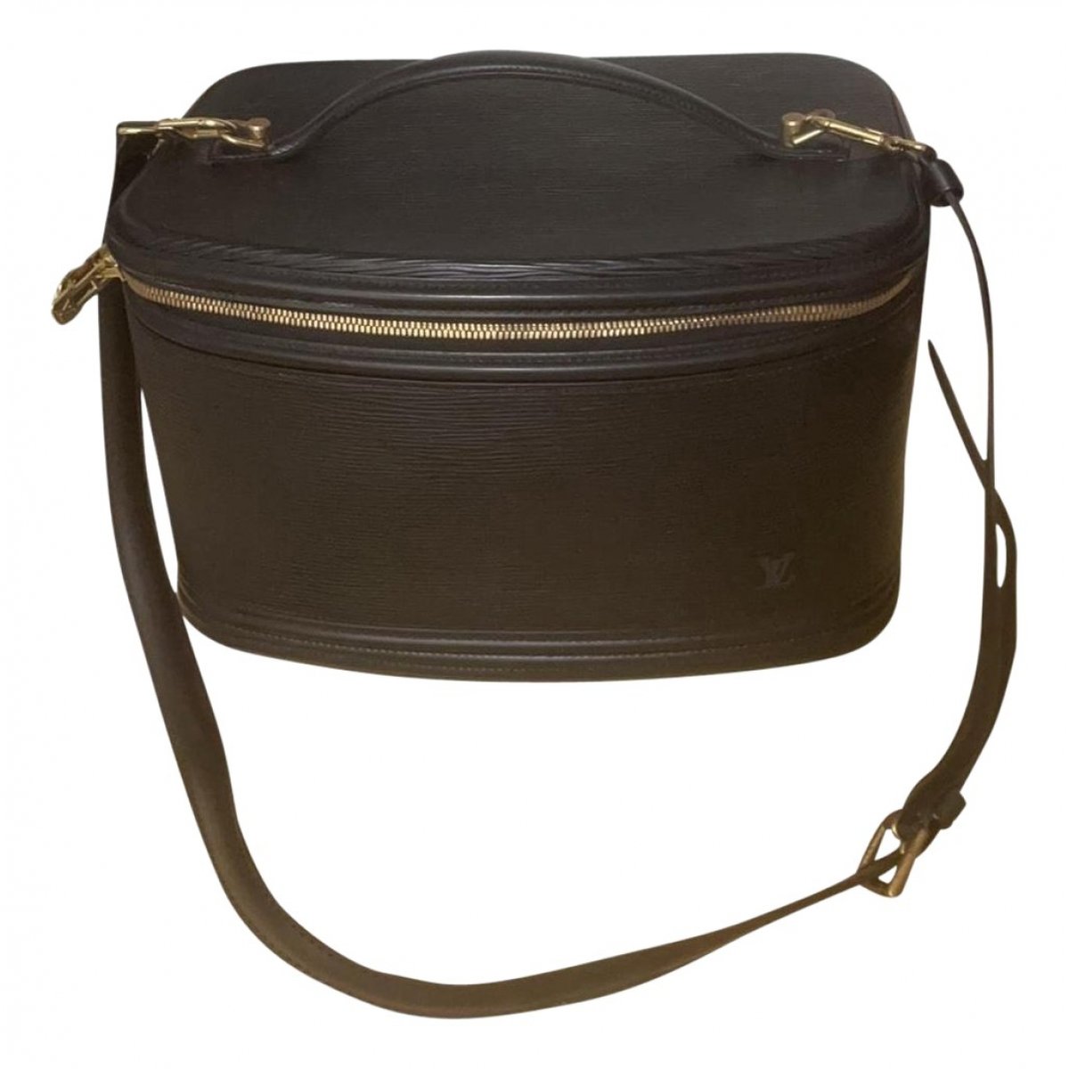 Vanity leather handbag