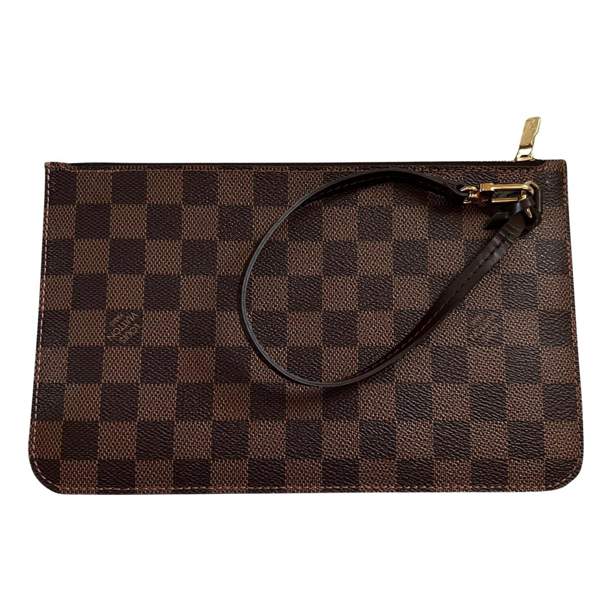 Double zip cloth clutch bag
