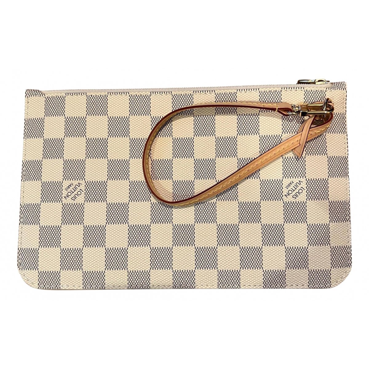 Double zip cloth clutch bag
