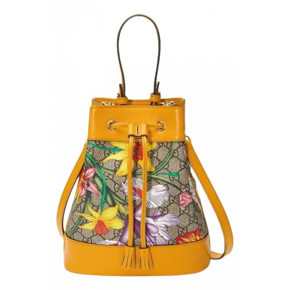 Ophidia Bucket leather crossbody bag