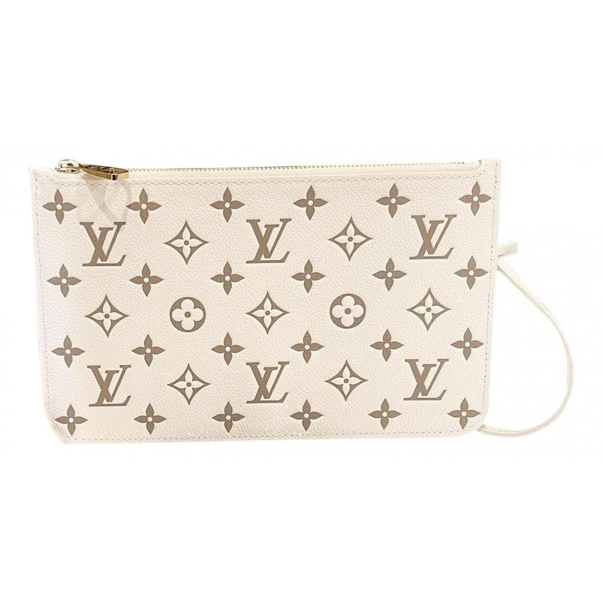 Zippy XL leather clutch bag
