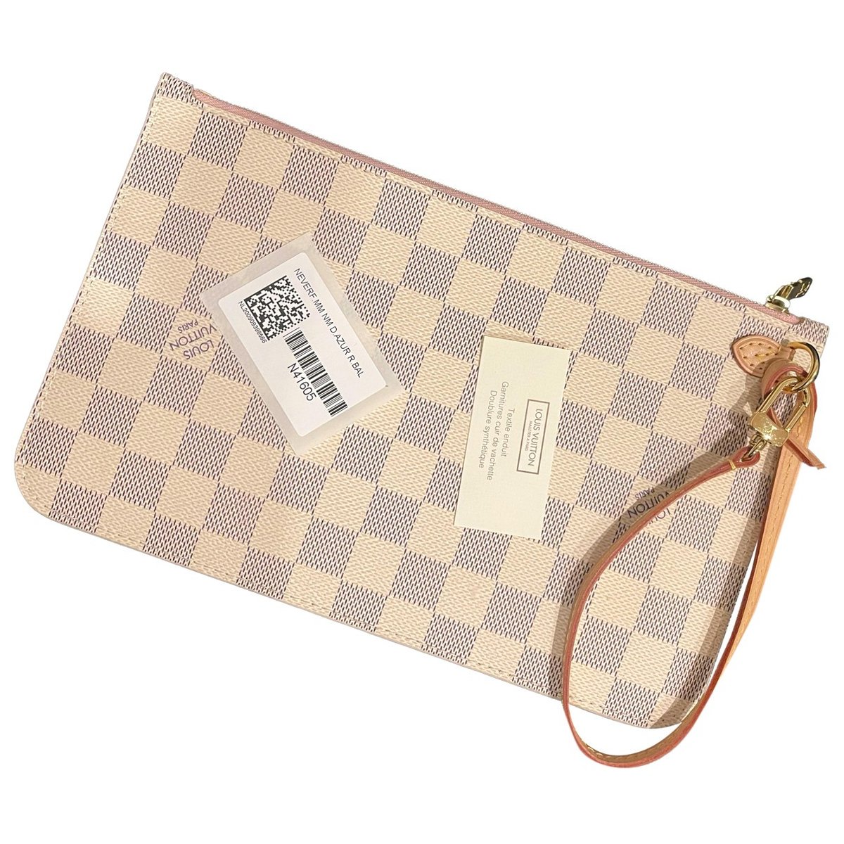 Double zip cloth clutch bag