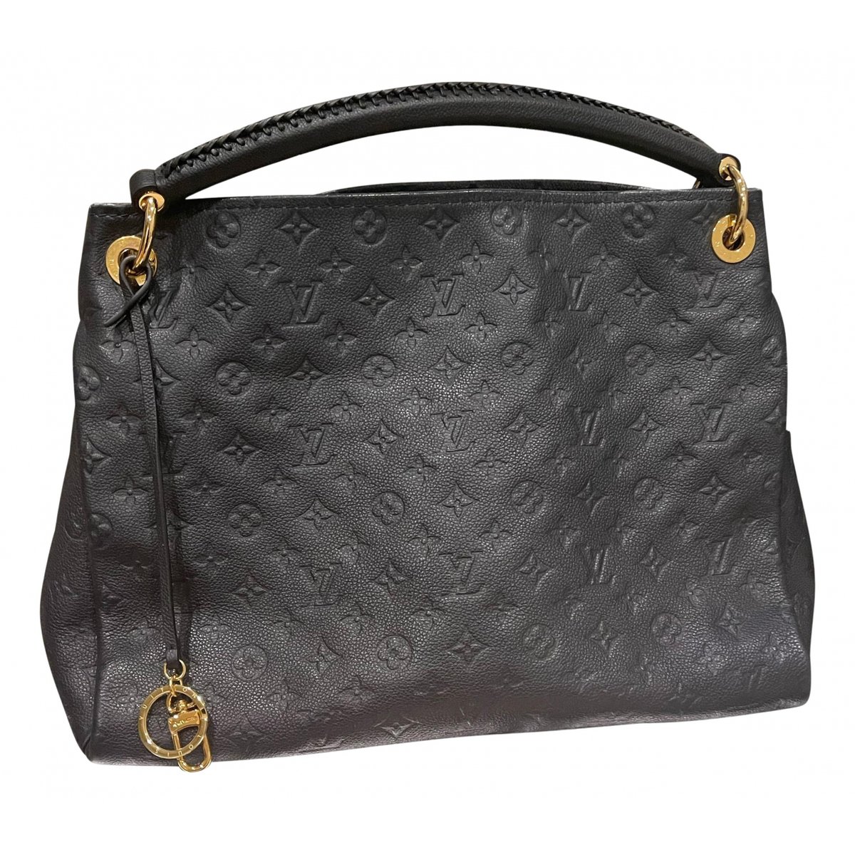 Artsy leather handbag