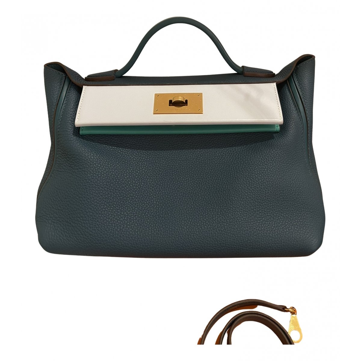 24/24 leather handbag