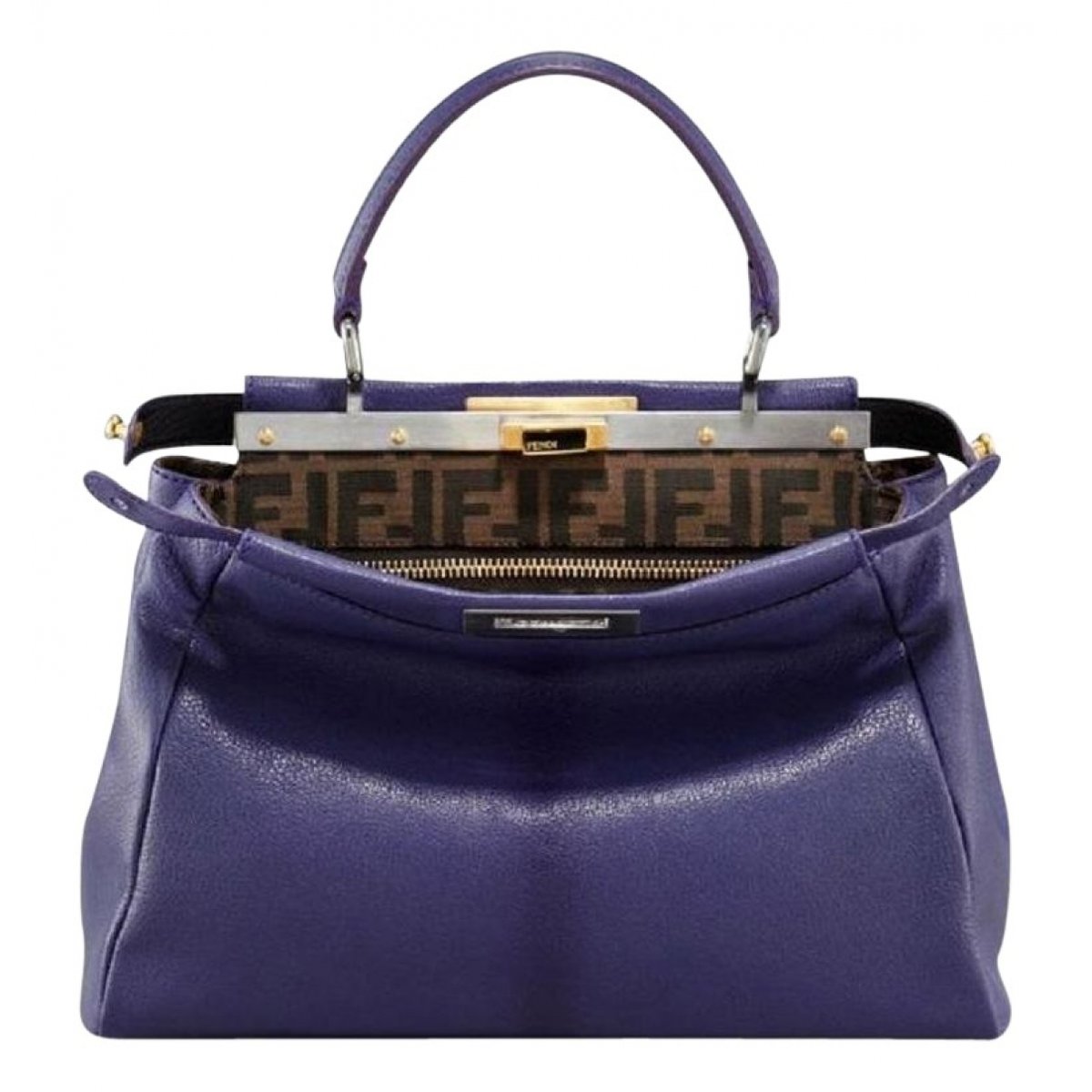 Peekaboo leather handbag