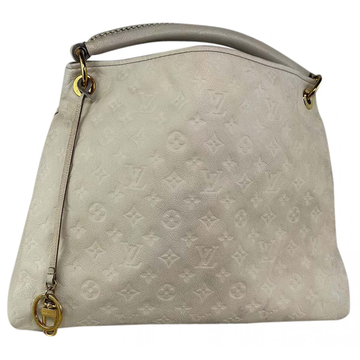 Artsy leather handbag