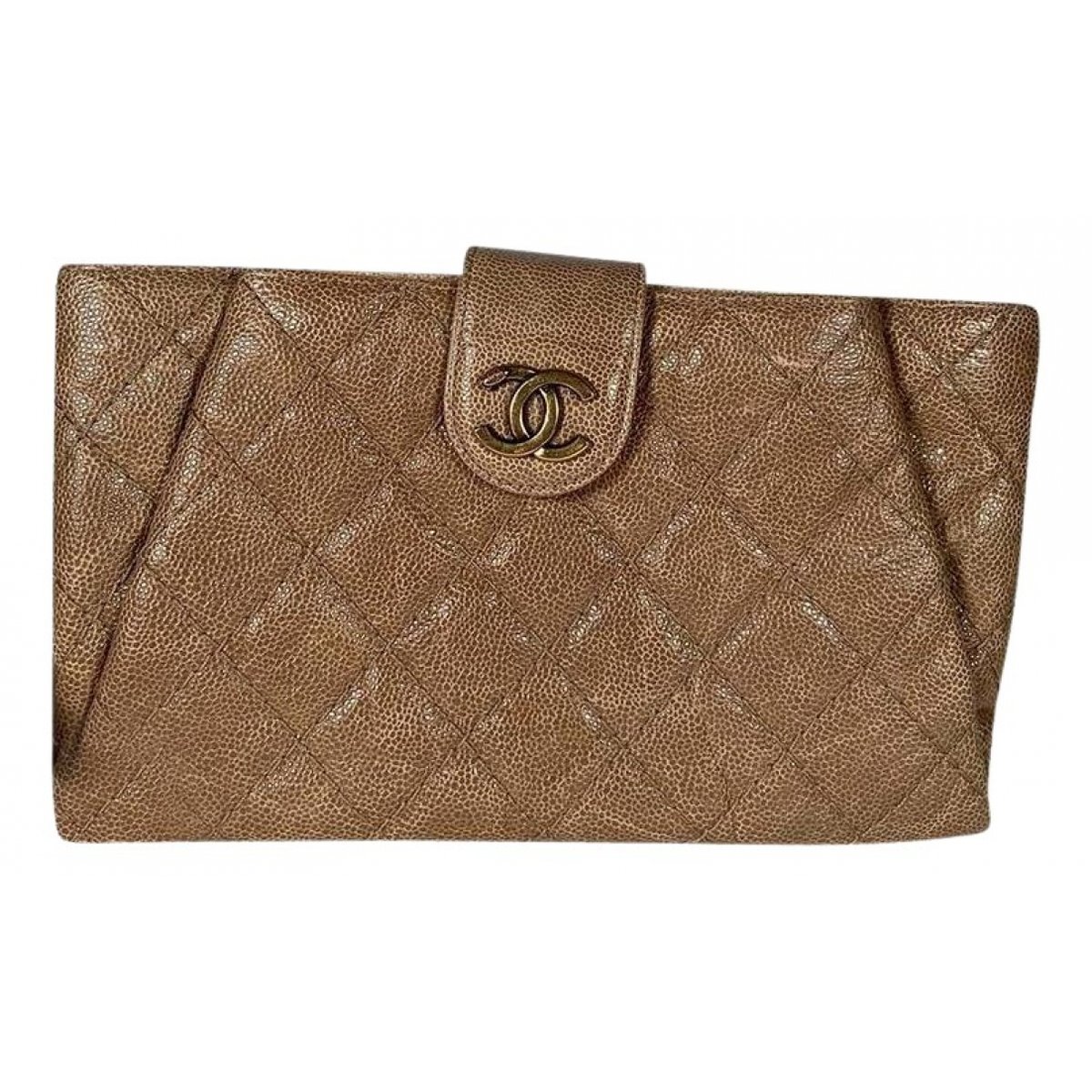 Deauville leather clutch bag