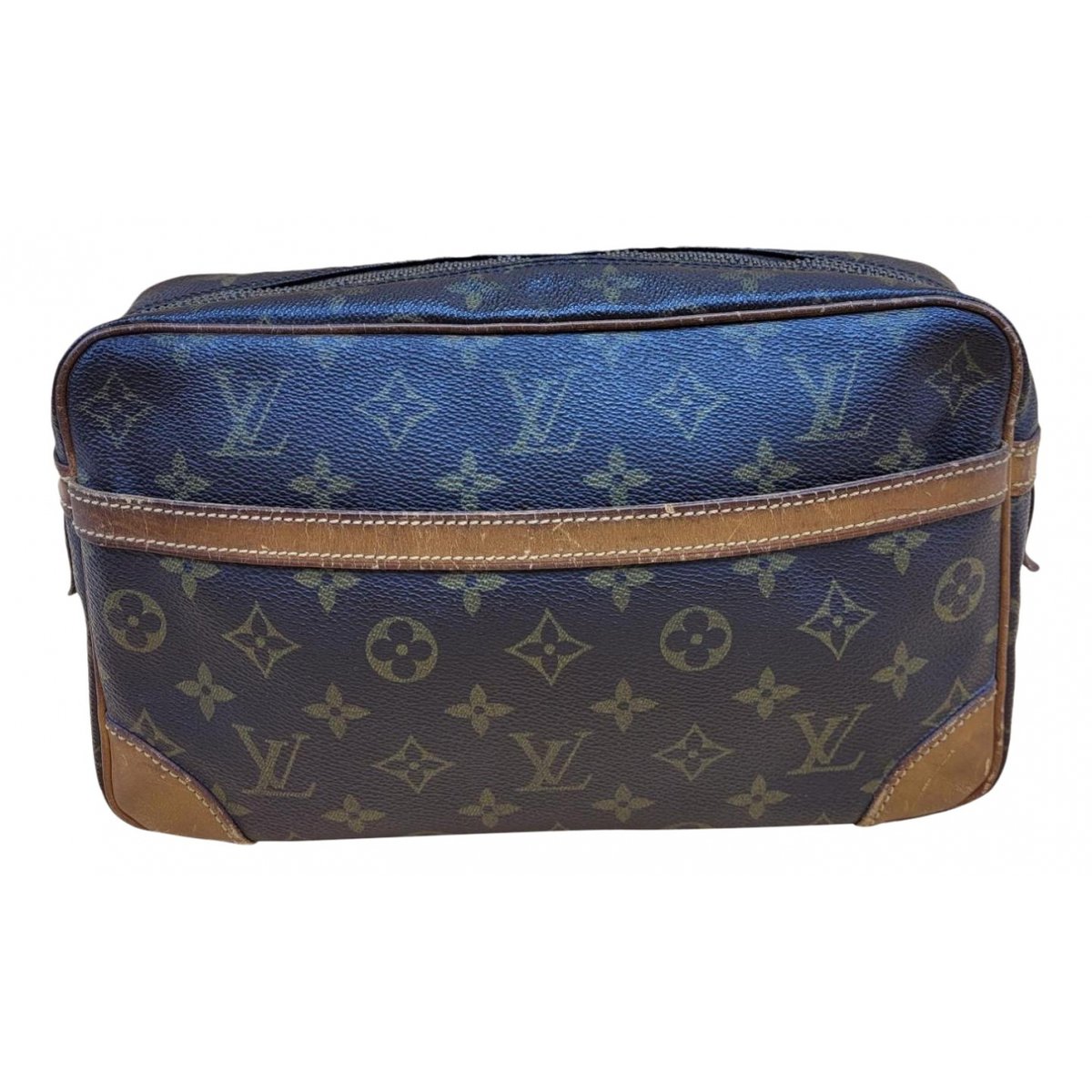 Trousse de Toilette leather clutch bag