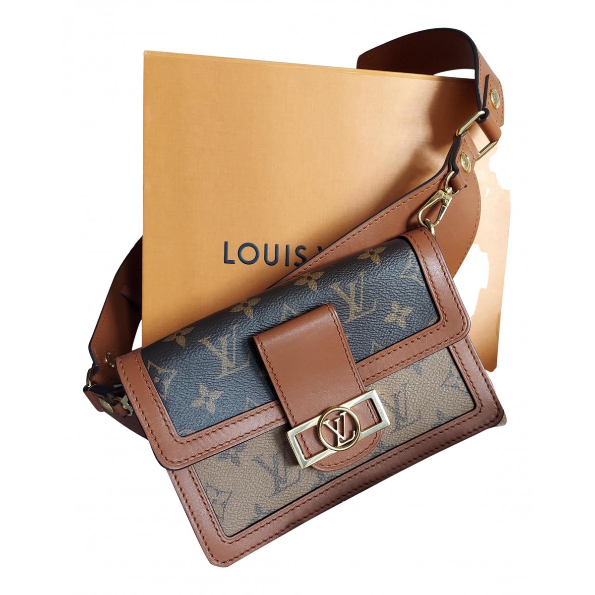 Dauphine leather handbag
