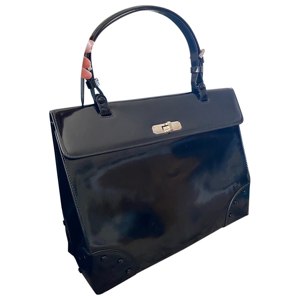 Leather handbag