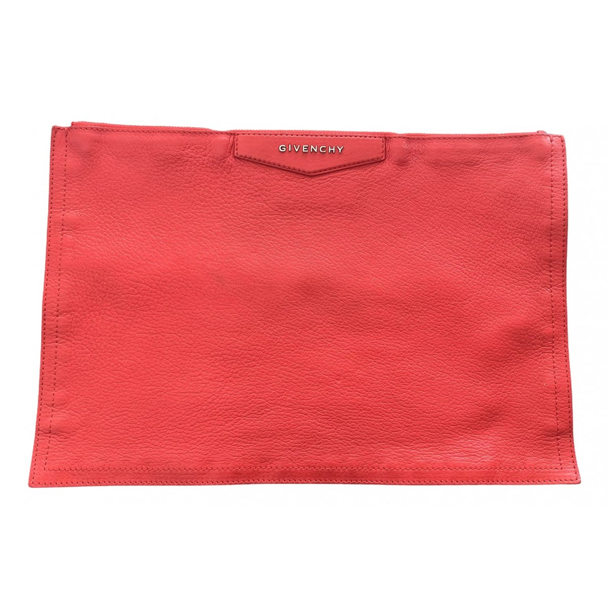 Antigona leather clutch bag