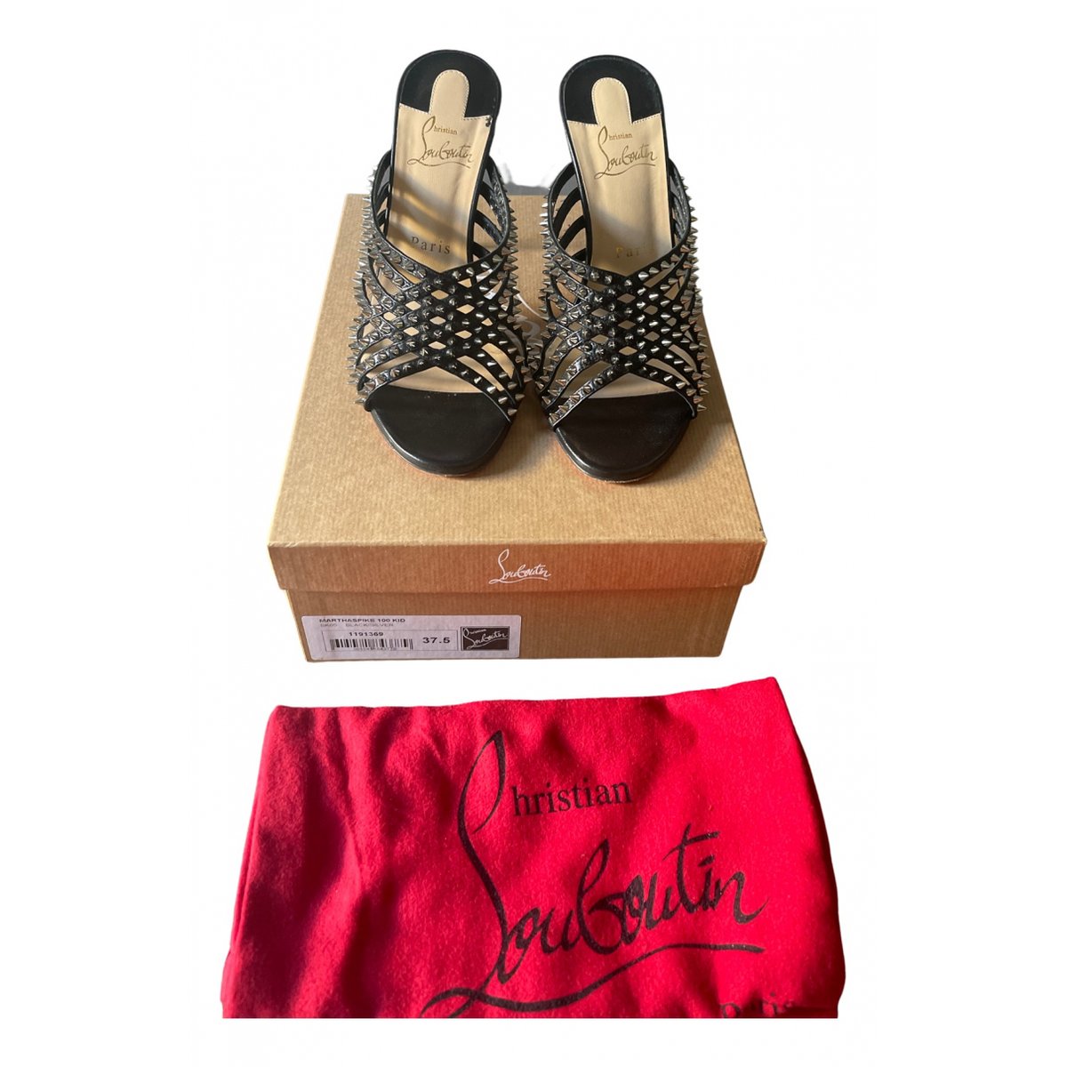 Spikaqueen leather mules