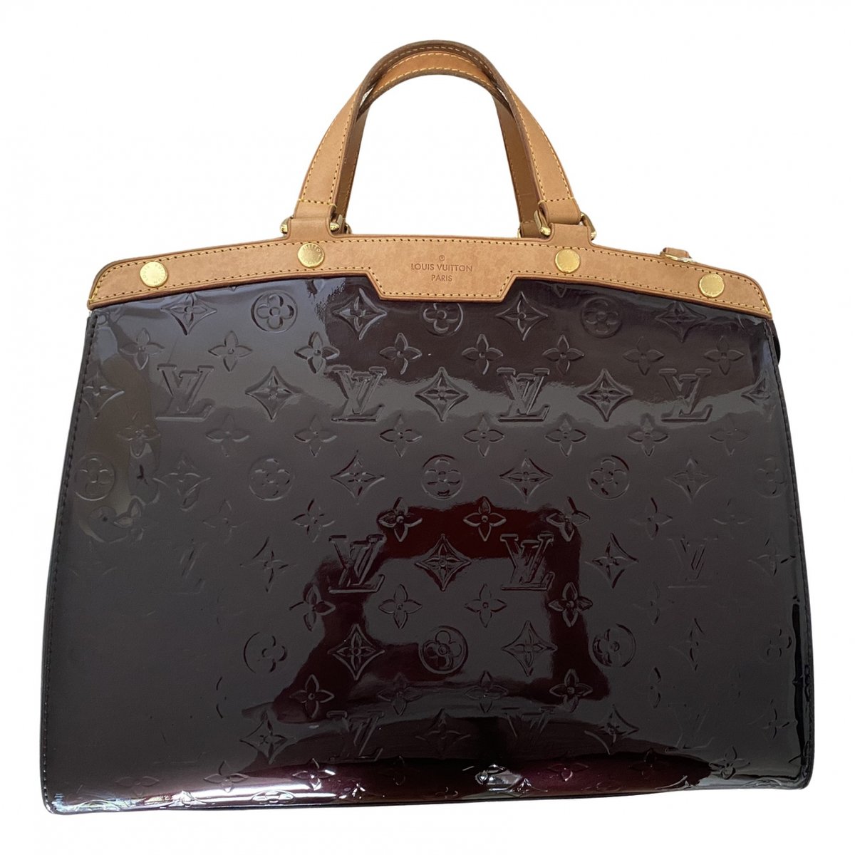 Bréa patent leather handbag