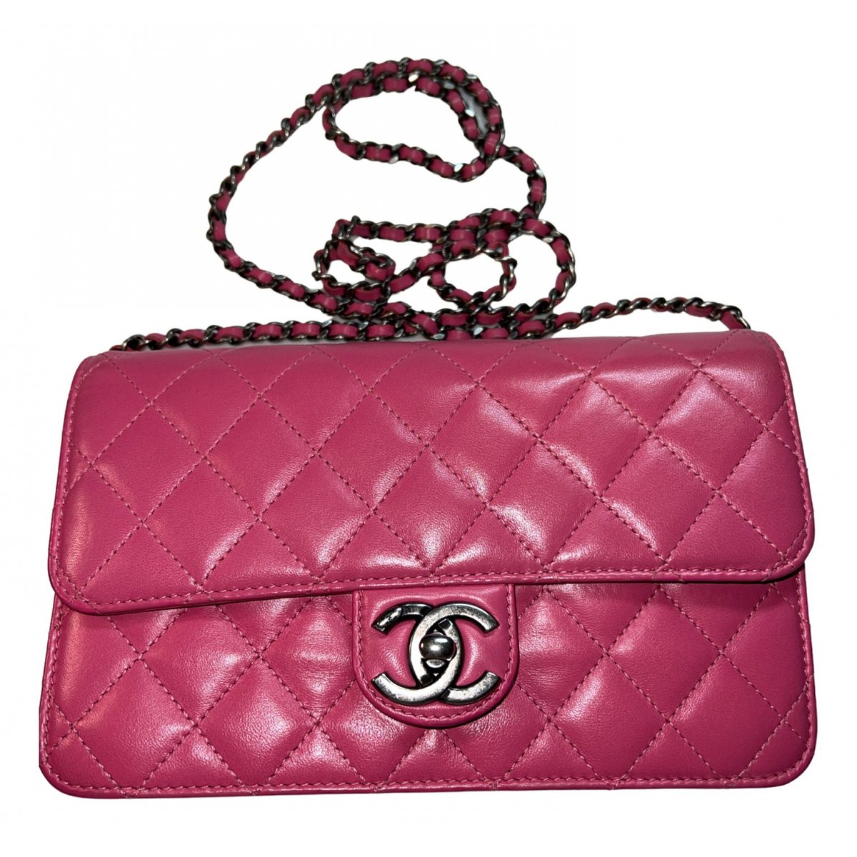 Trendy CC Wallet on Chain leather crossbody bag