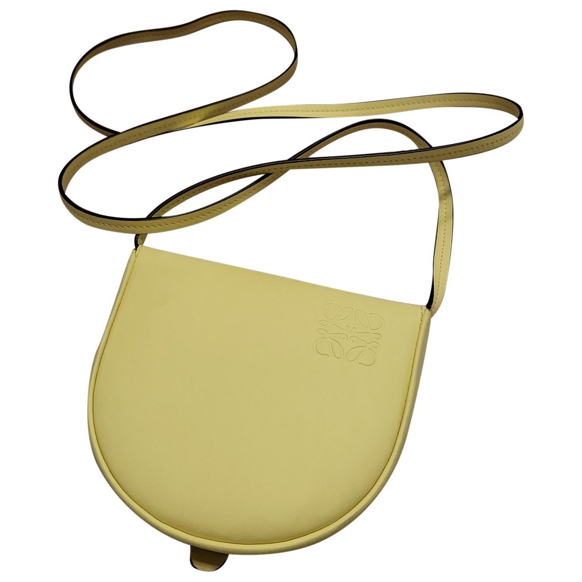 Heel leather crossbody bag
