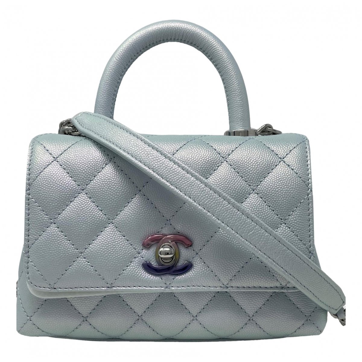 Coco Handle leather handbag