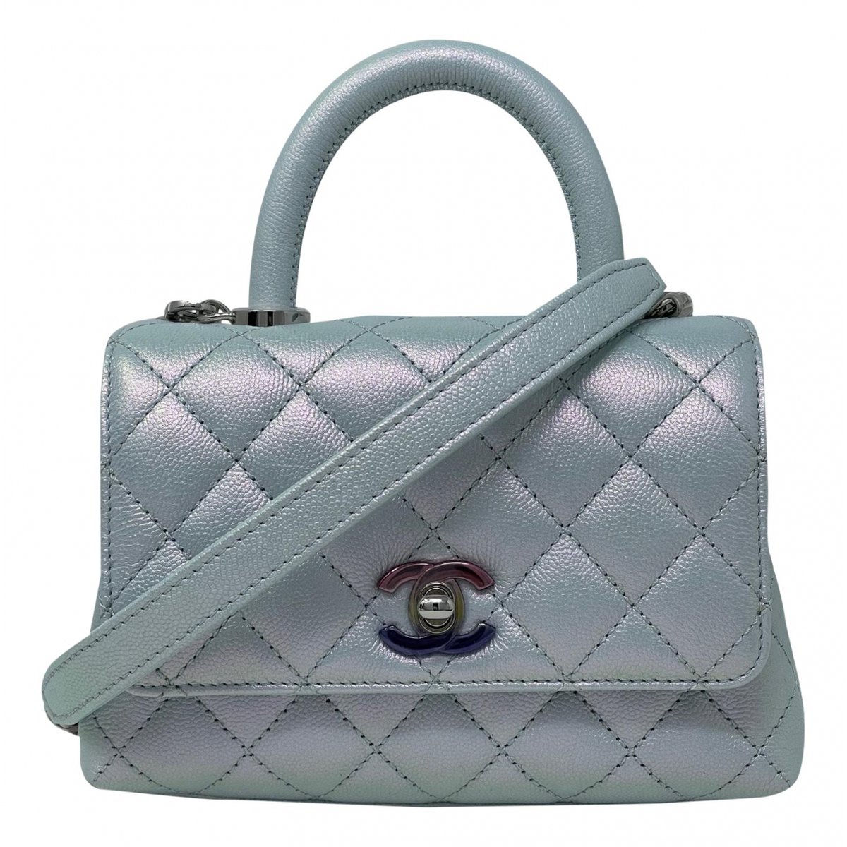 Coco Handle leather handbag