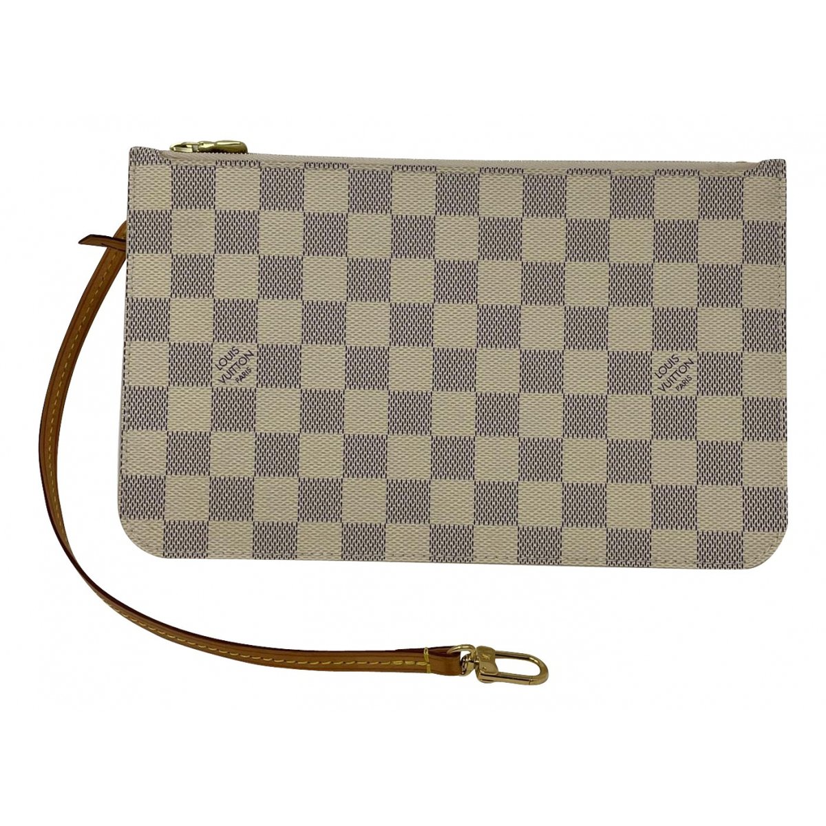 Double zip cloth clutch bag