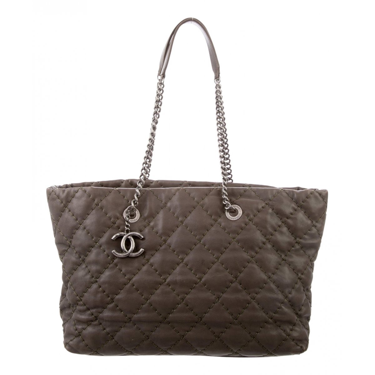 Grand shopping leather tote