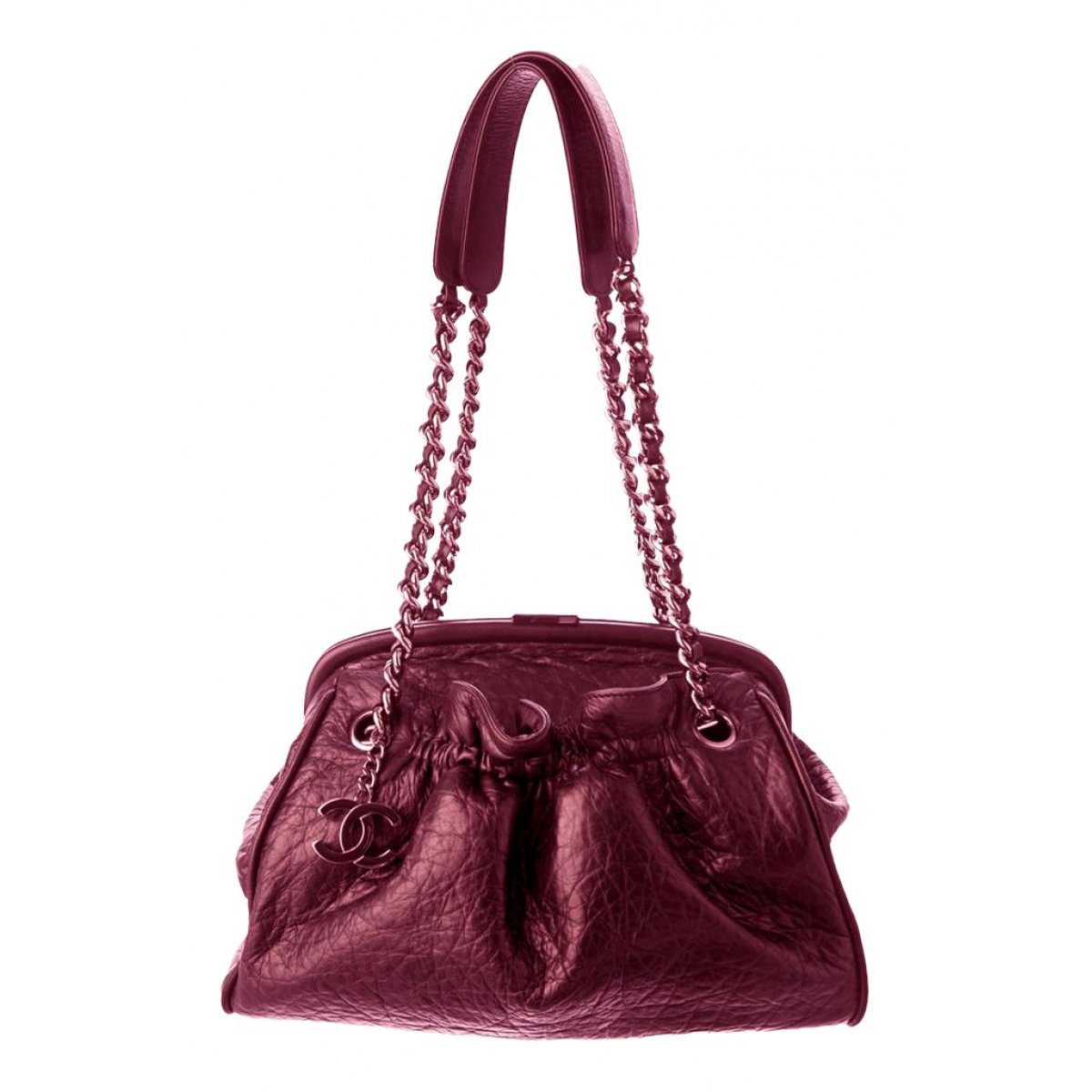Vintage CC Chain leather tote