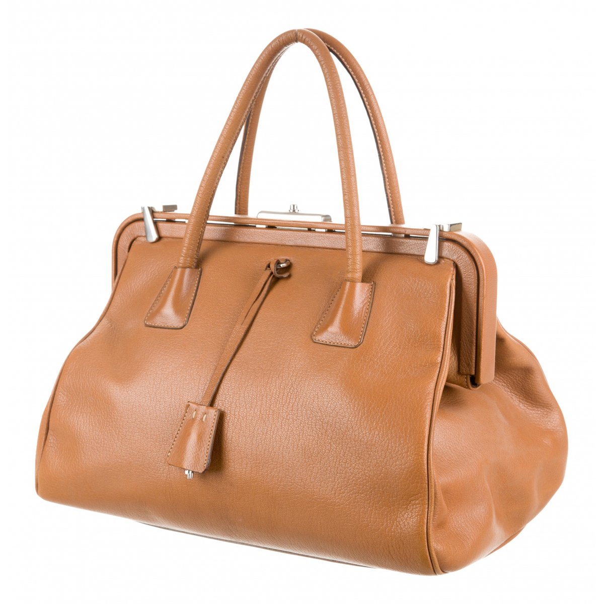Promenade leather handbag