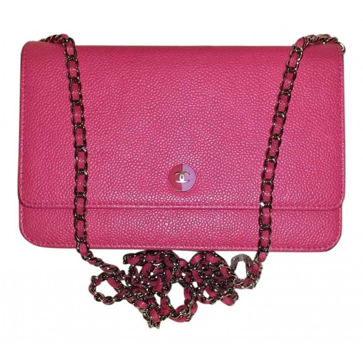 Wallet On Chain Timeless/Classique leather crossbody bag