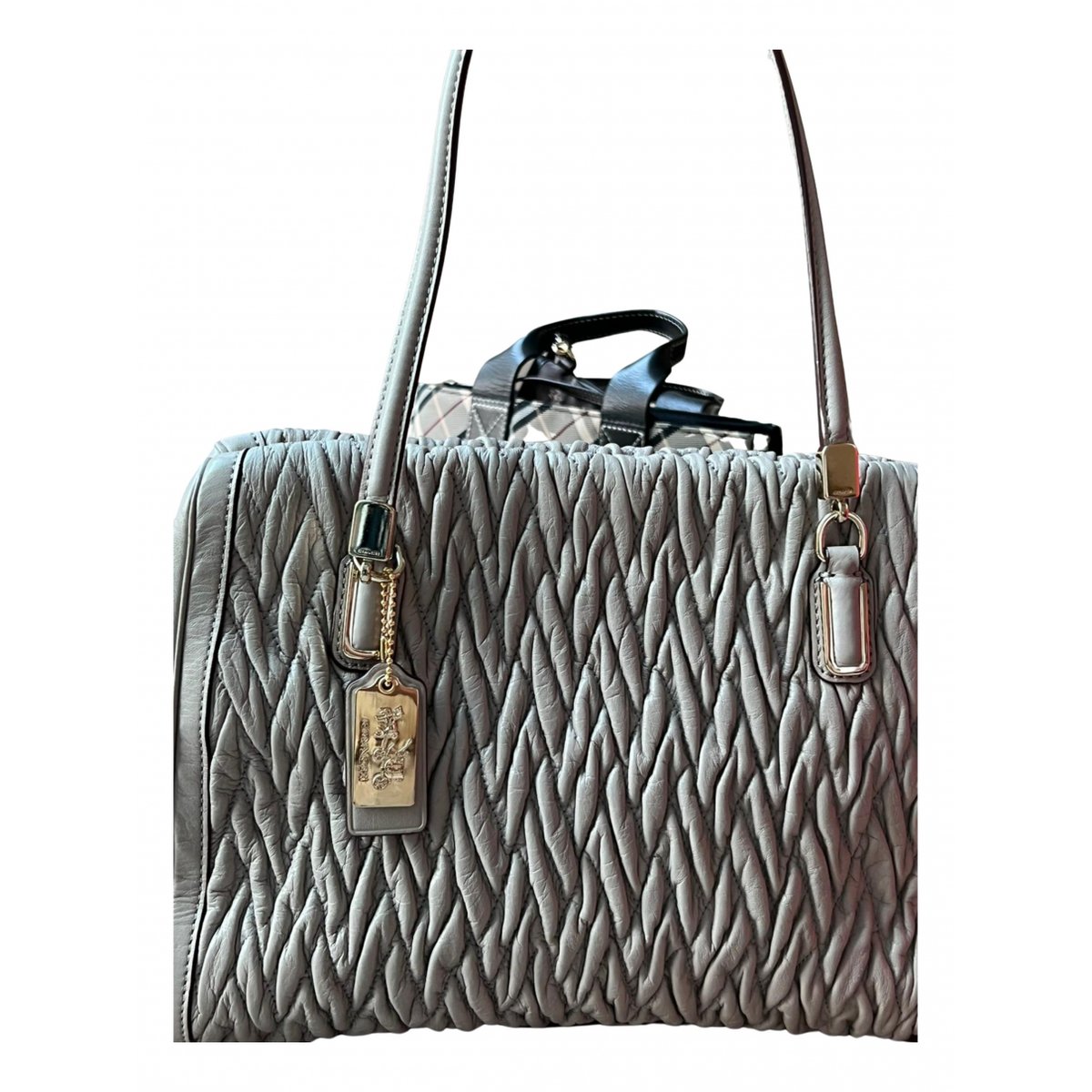 Crossgrain Gathered Kitt Carry All leather handbag