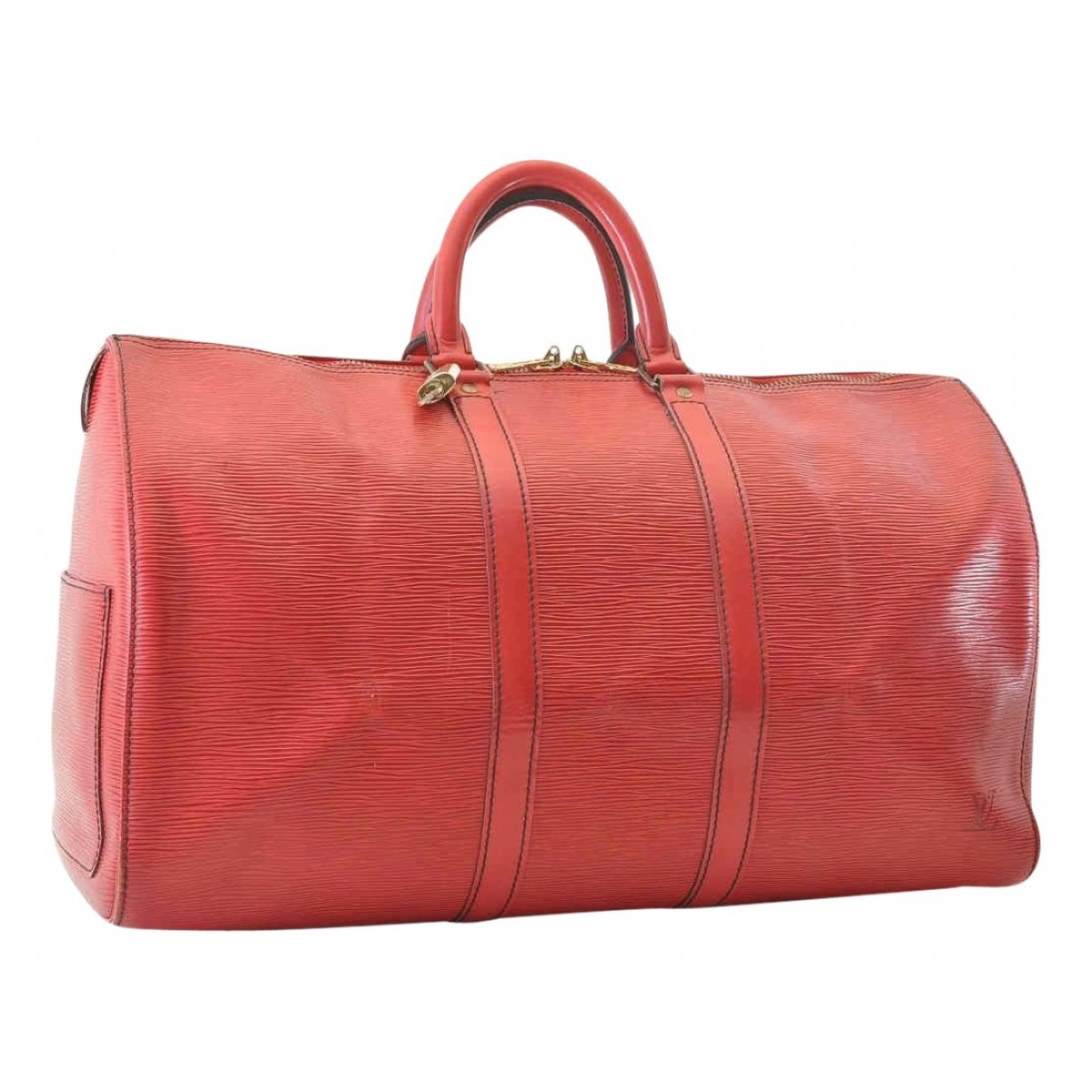 Speedy leather travel bag