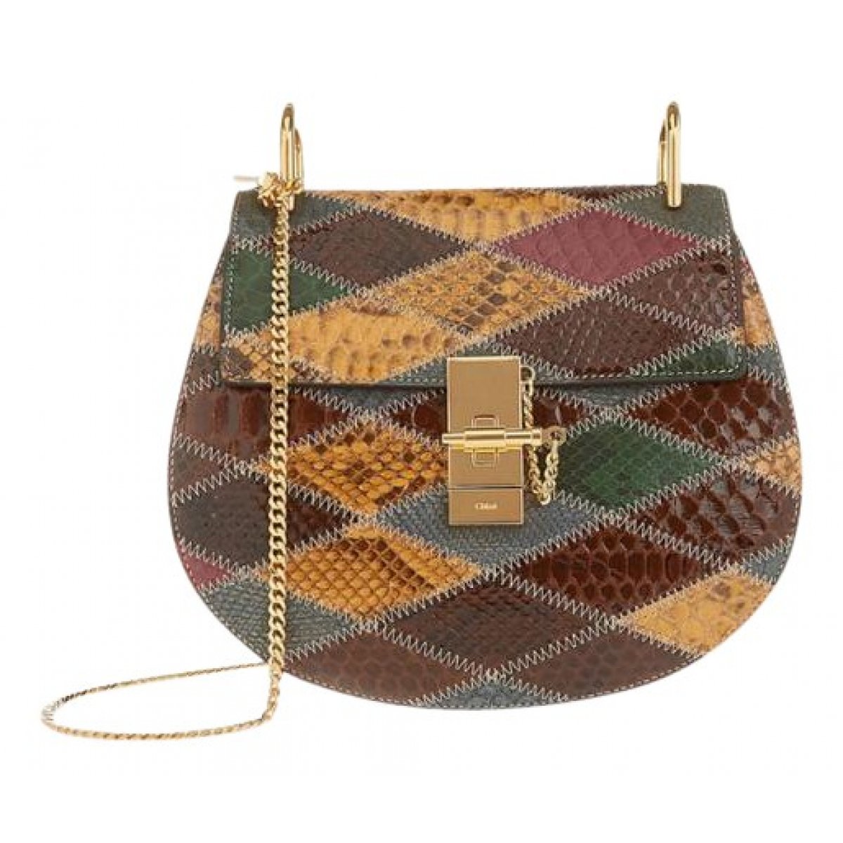 Drew exotic leathers crossbody bag