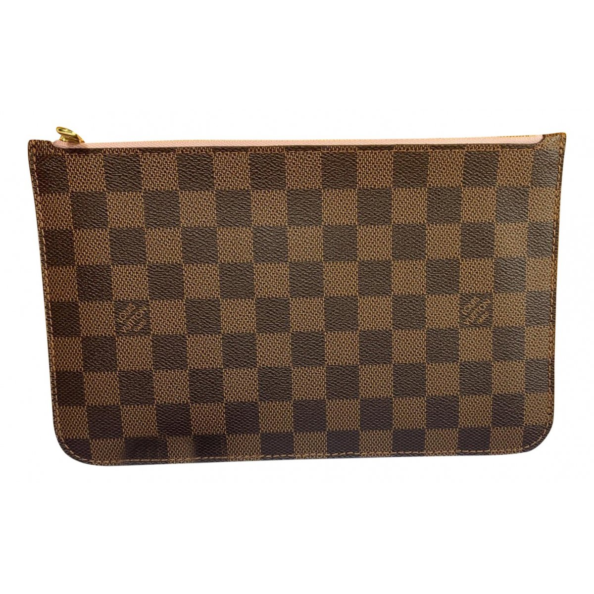 Double zip cloth clutch bag