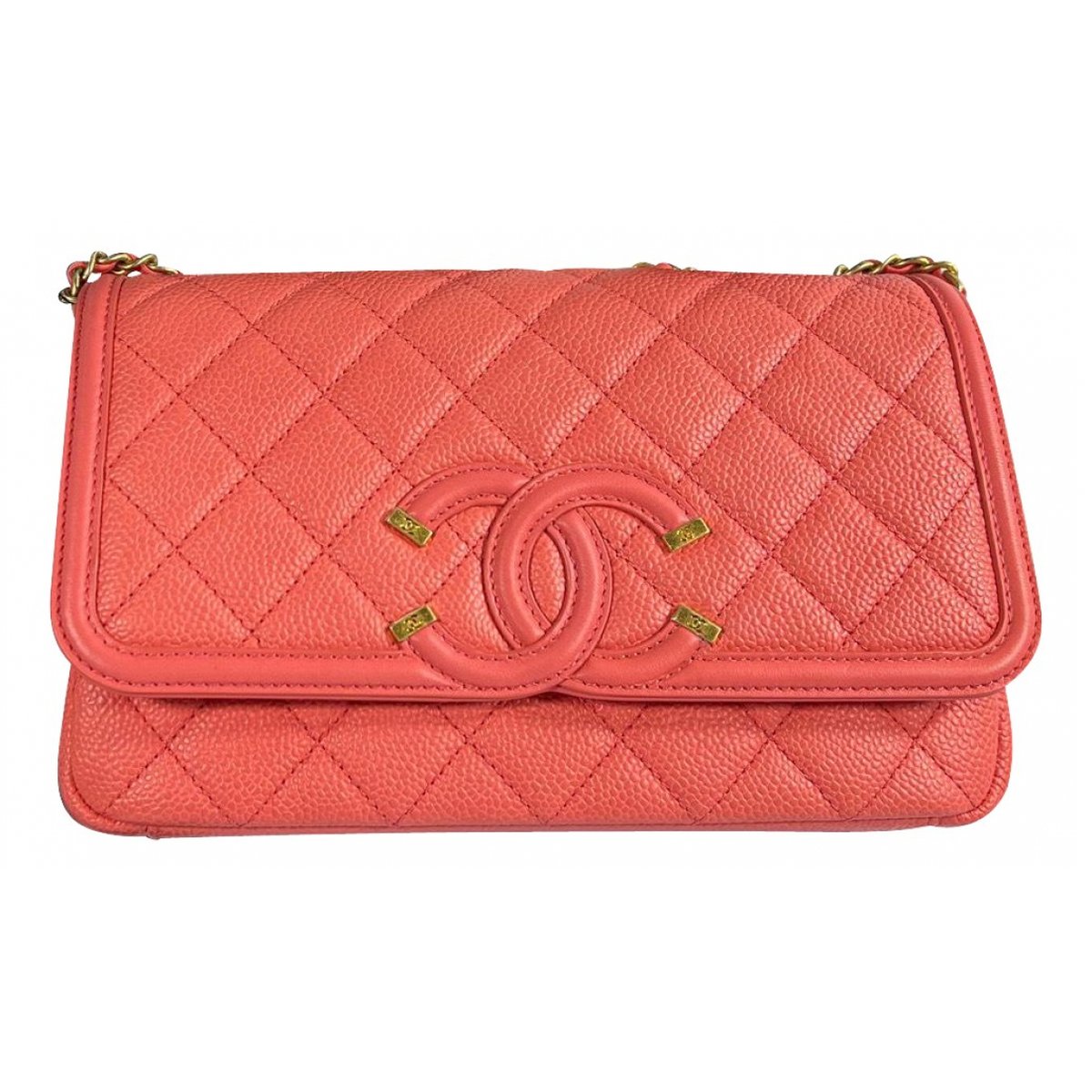 Wallet On Chain Boy leather crossbody bag