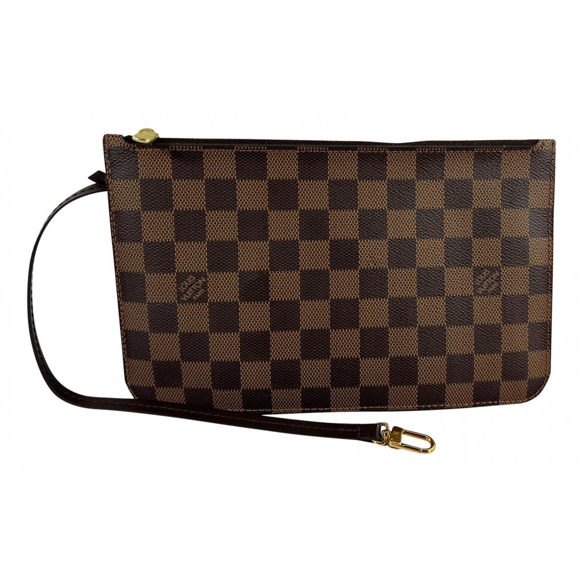 Double zip cloth clutch bag